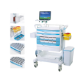 Factory price Emergency ABS Plastic infusion trolley Patient Transfer treatment Trolley